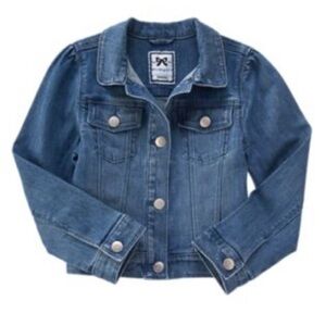 NWT Gymboree jean jacket girls S 5 6 blue denim pockets button down NEW